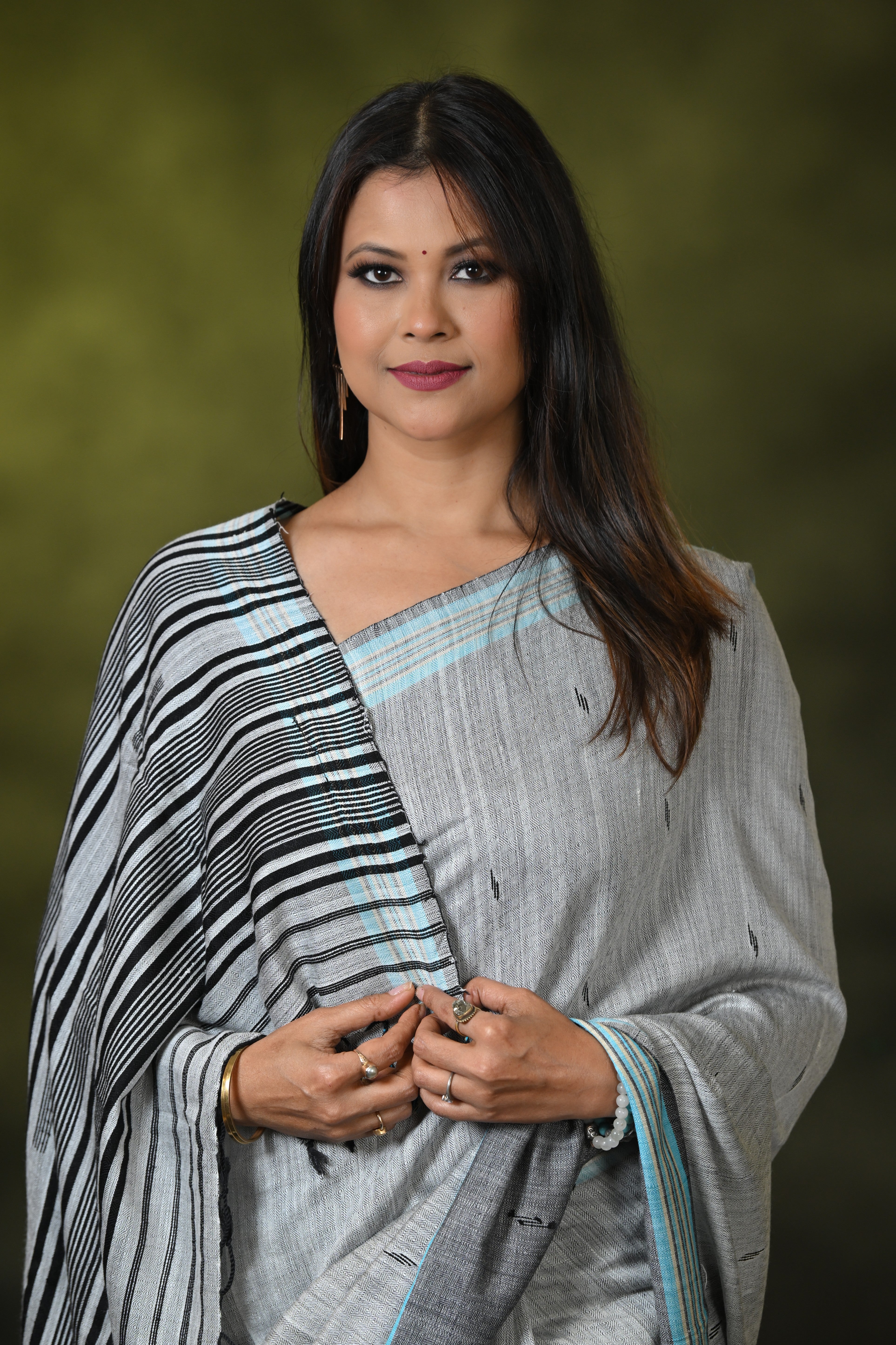 HANDWOVEN ASSAM COTTON SAREE CS6663