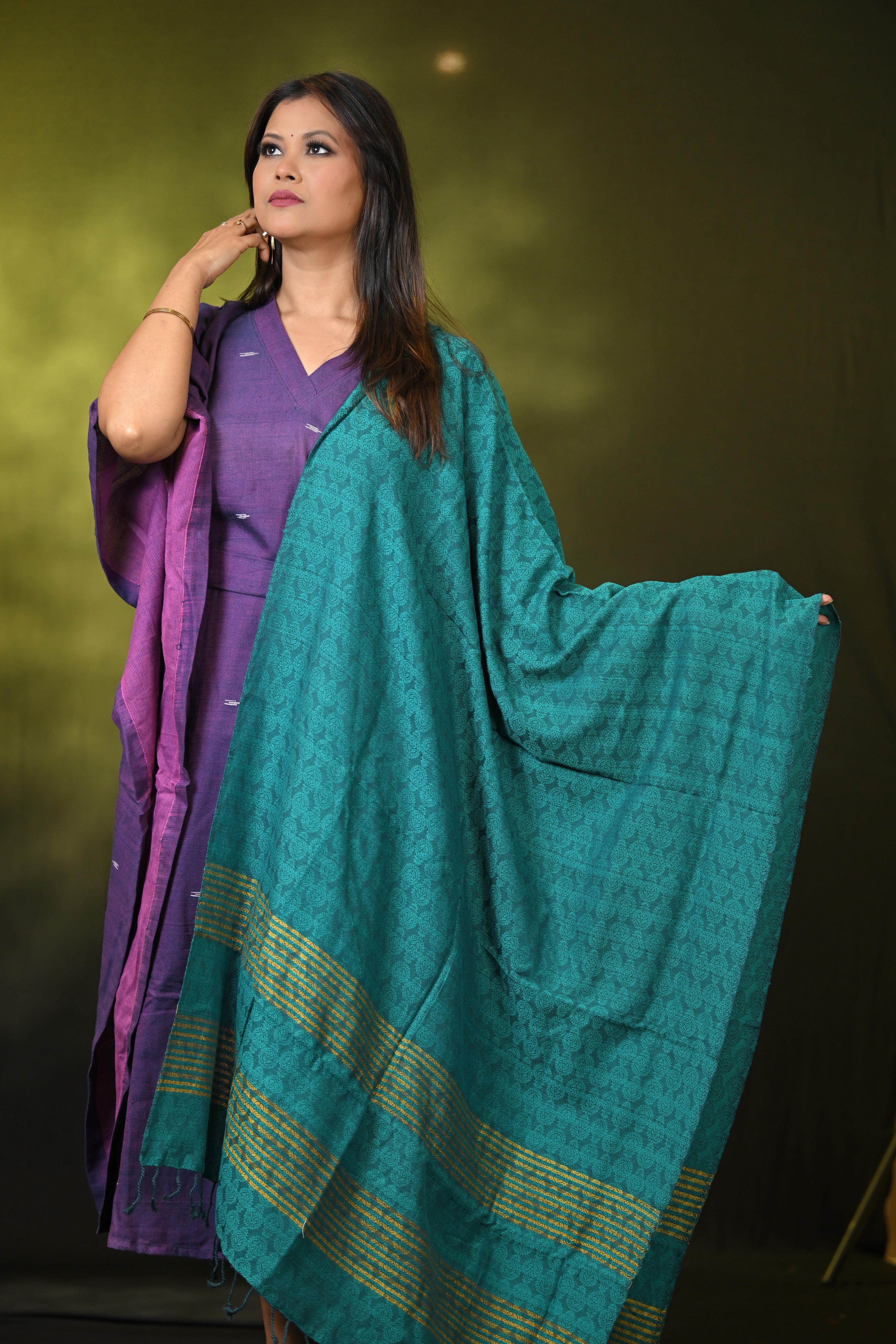HANDWOVEN ASSAM COTTON DUPATTA CDU2476