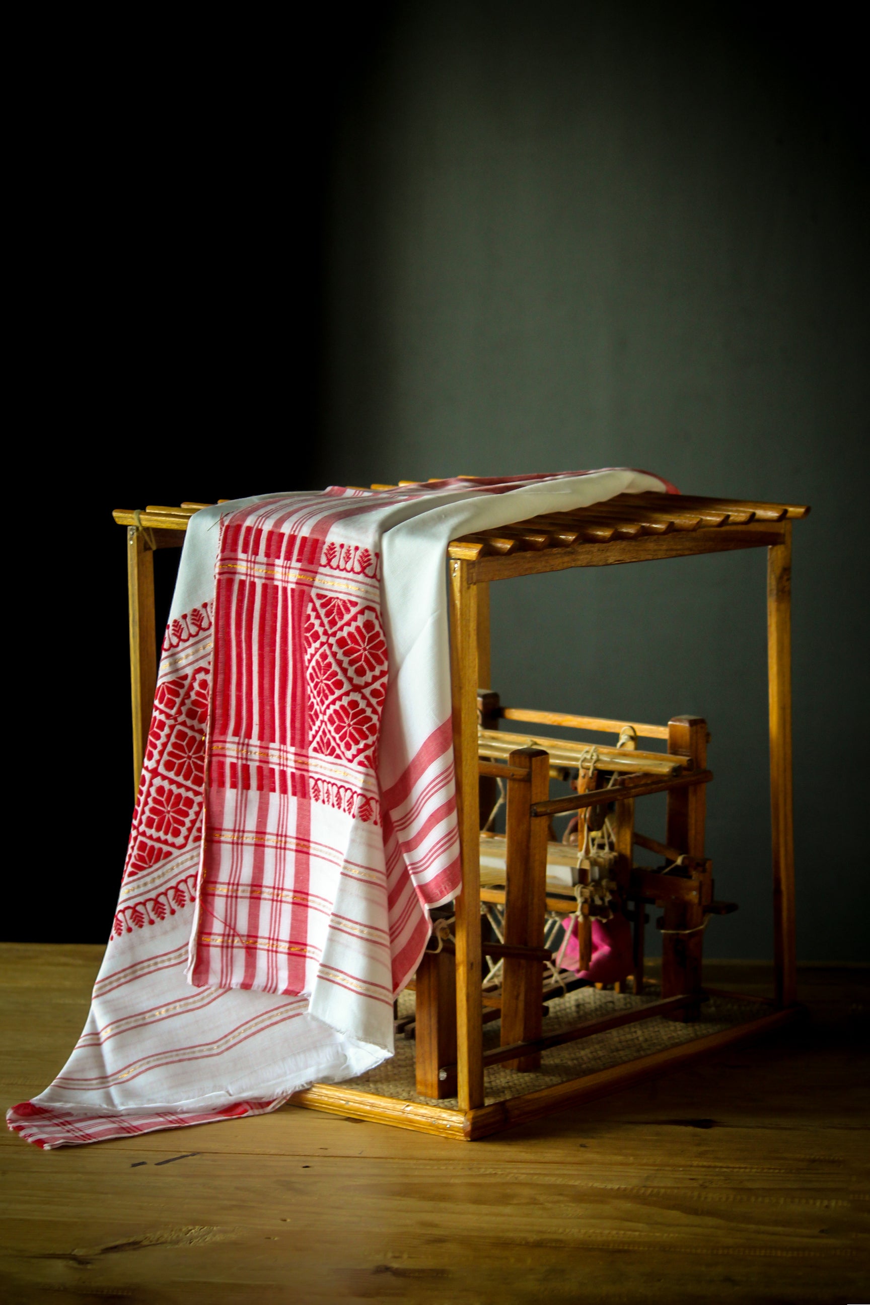 HANDWOVEN ASSAM GI COTTON GAMOSA CG01