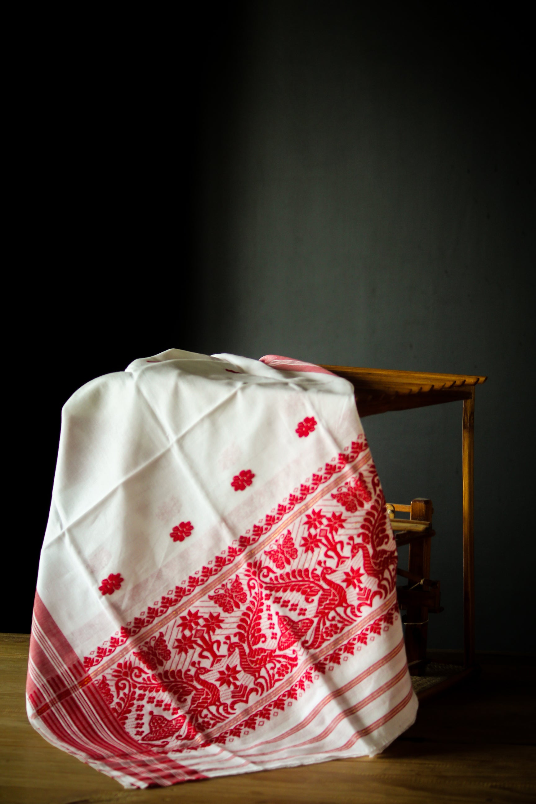 HANDWOVEN ASSAM GI COTTON GAMOSA CG03