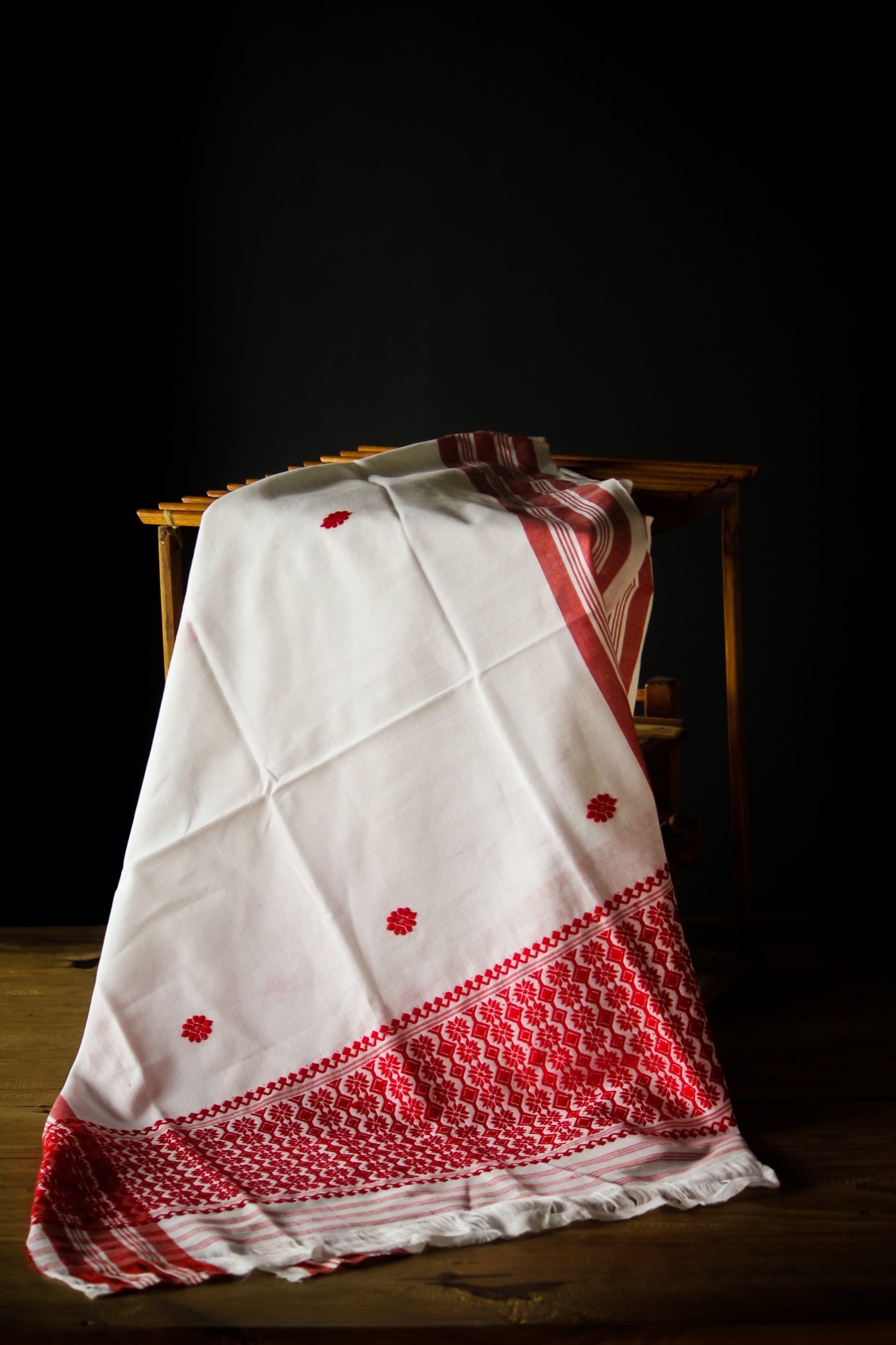 HANDWOVEN ASSAM GI COTTON GAMOSA CG04