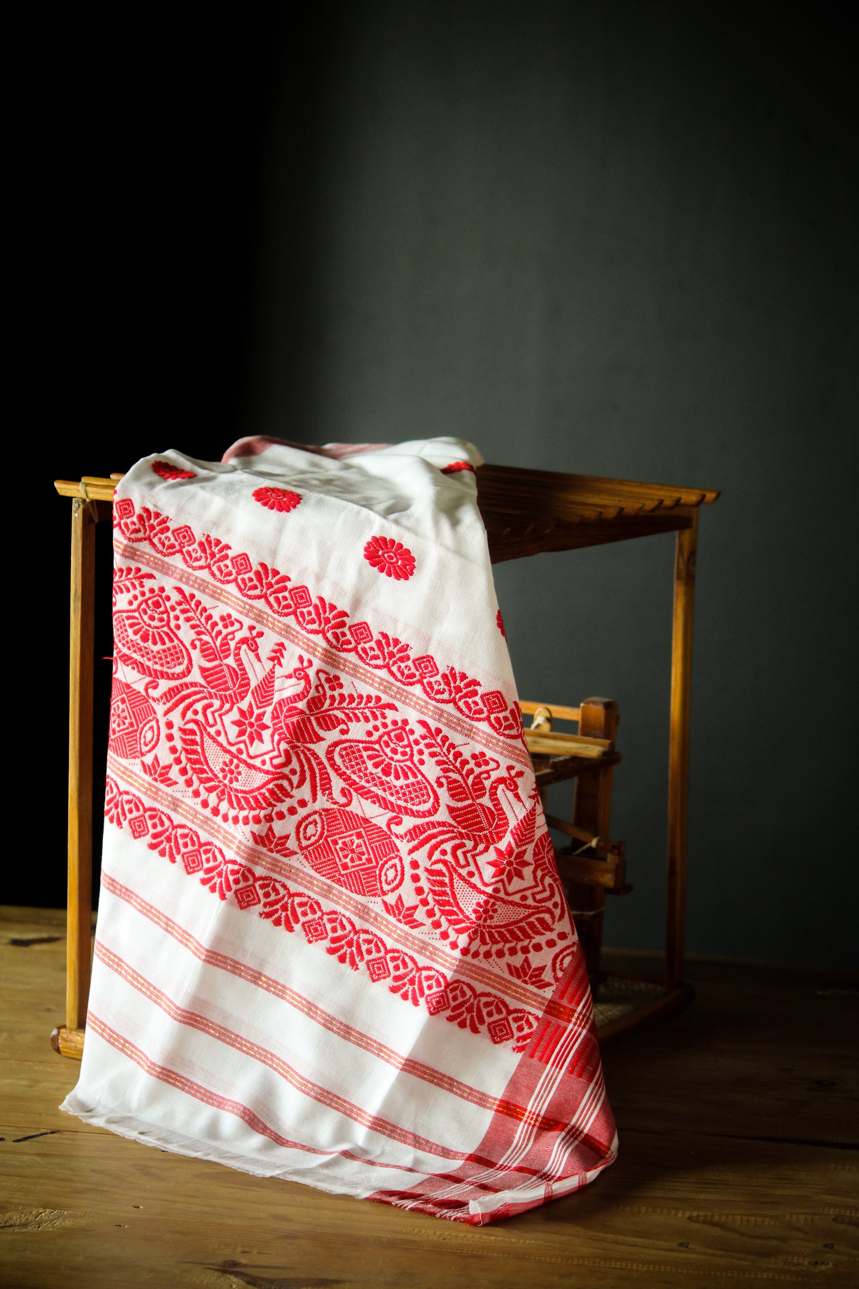 HANDWOVEN ASSAM GI COTTON GAMOSA CG05