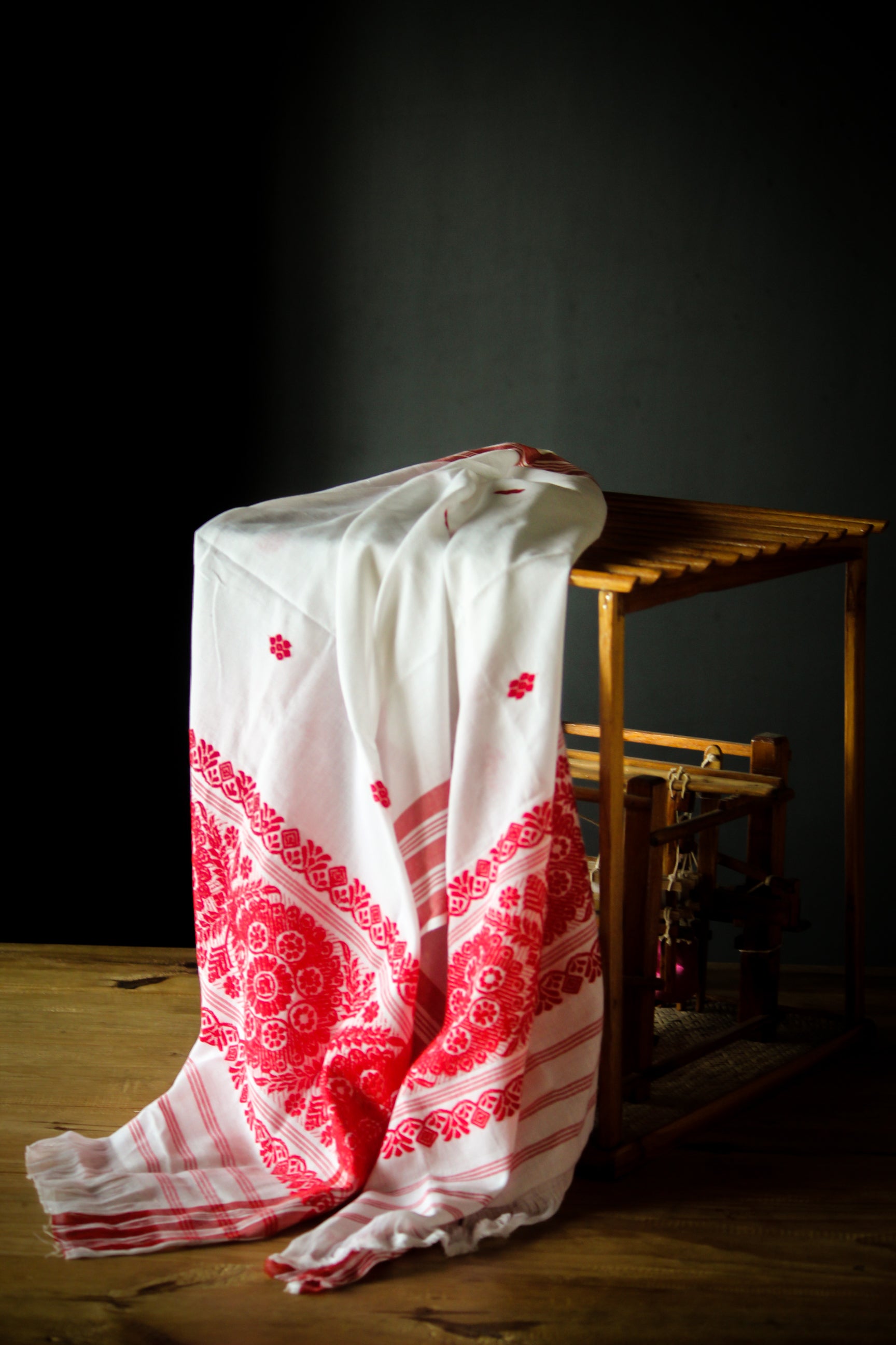 HANDWOVEN ASSAM GI COTTON GAMOSA CG06