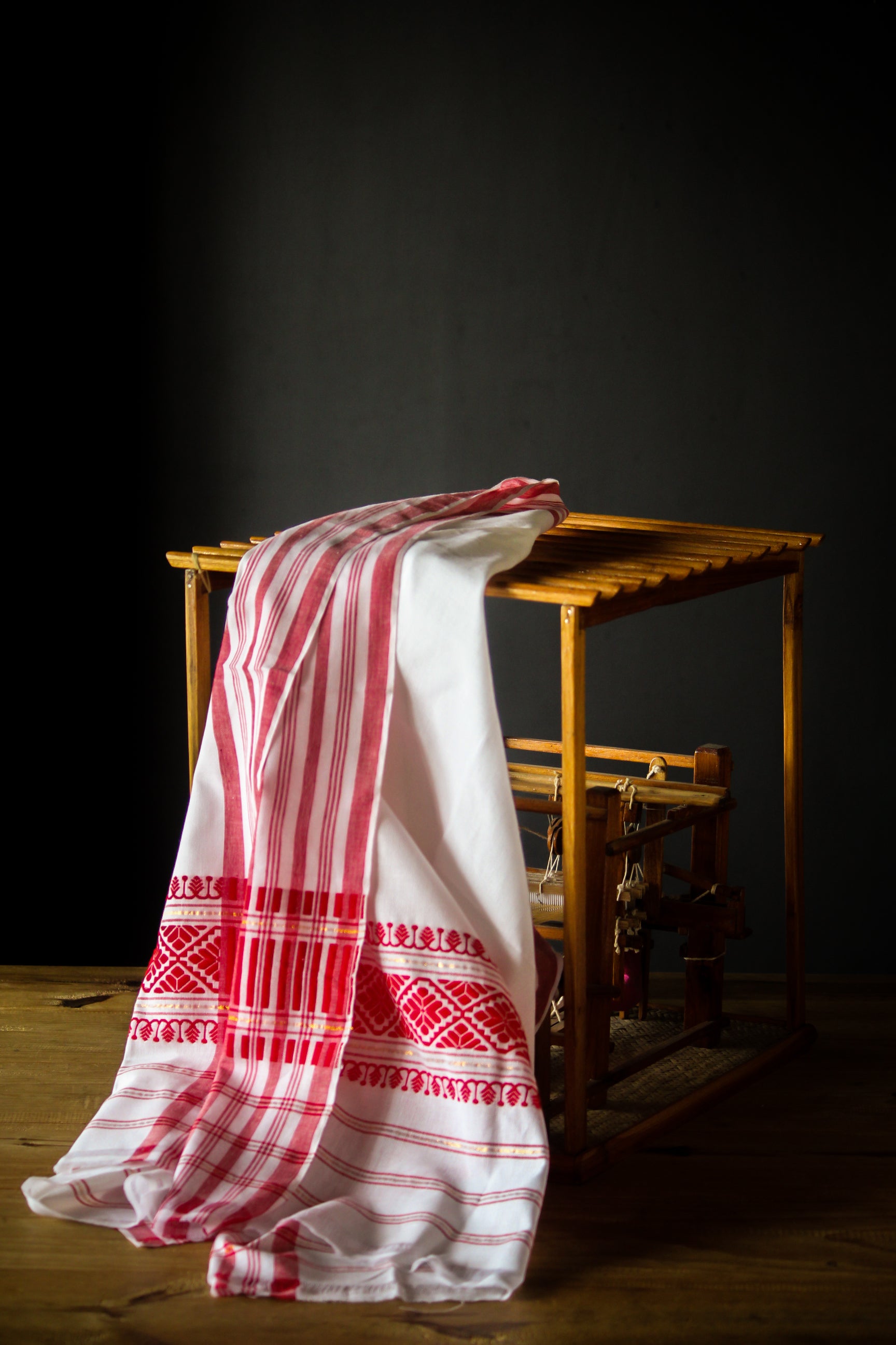 HANDWOVEN ASSAM GI COTTON GAMOSA CG07