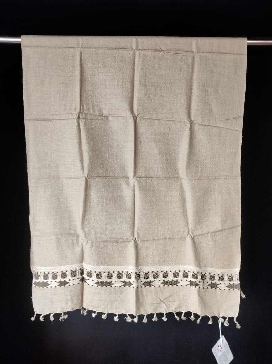 HANDWOVEN ASSAM GI MUGA SILK STOLE MSSTOLE07
