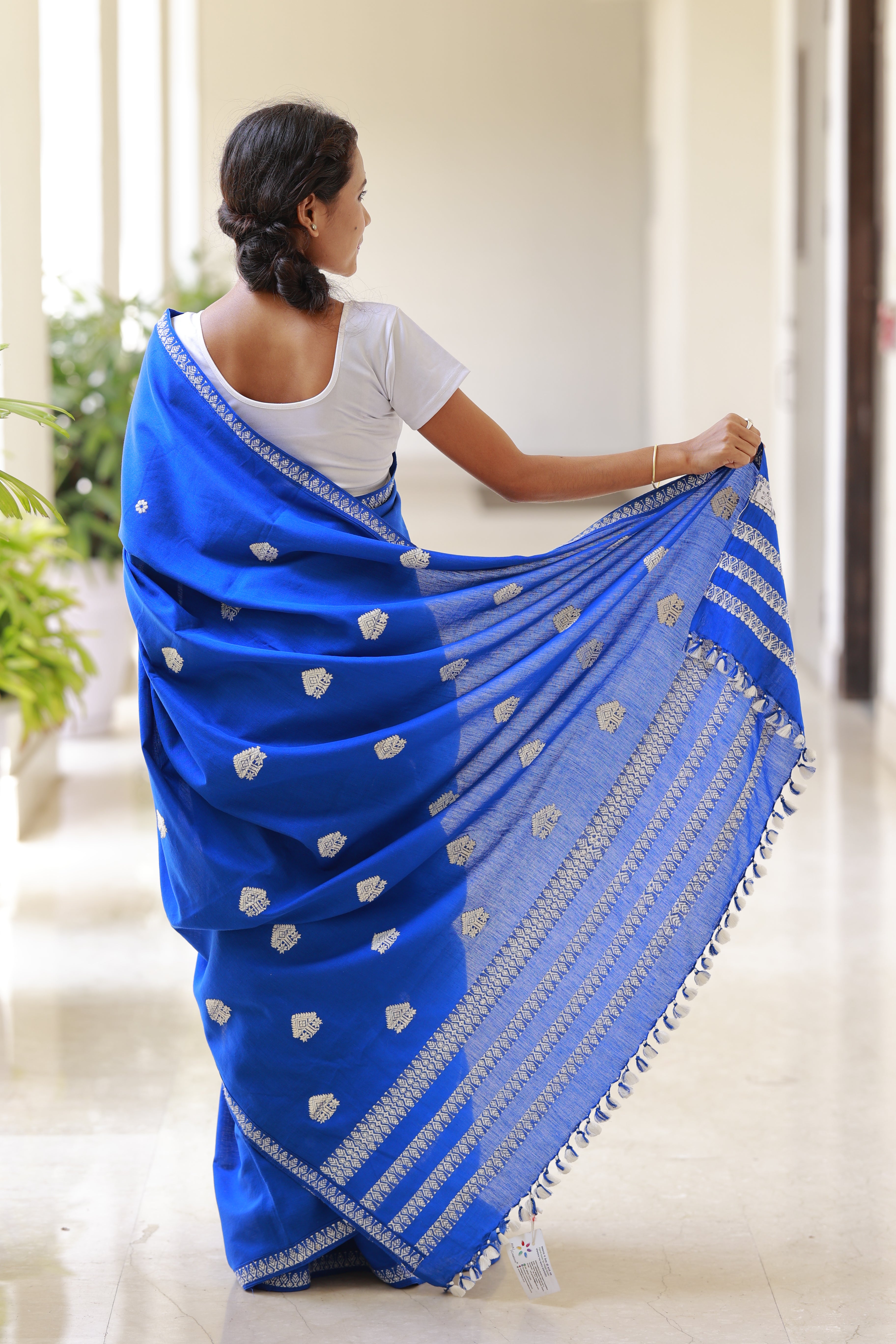 HANDWOVEN  ASSAM COTTON SAREE CS02
