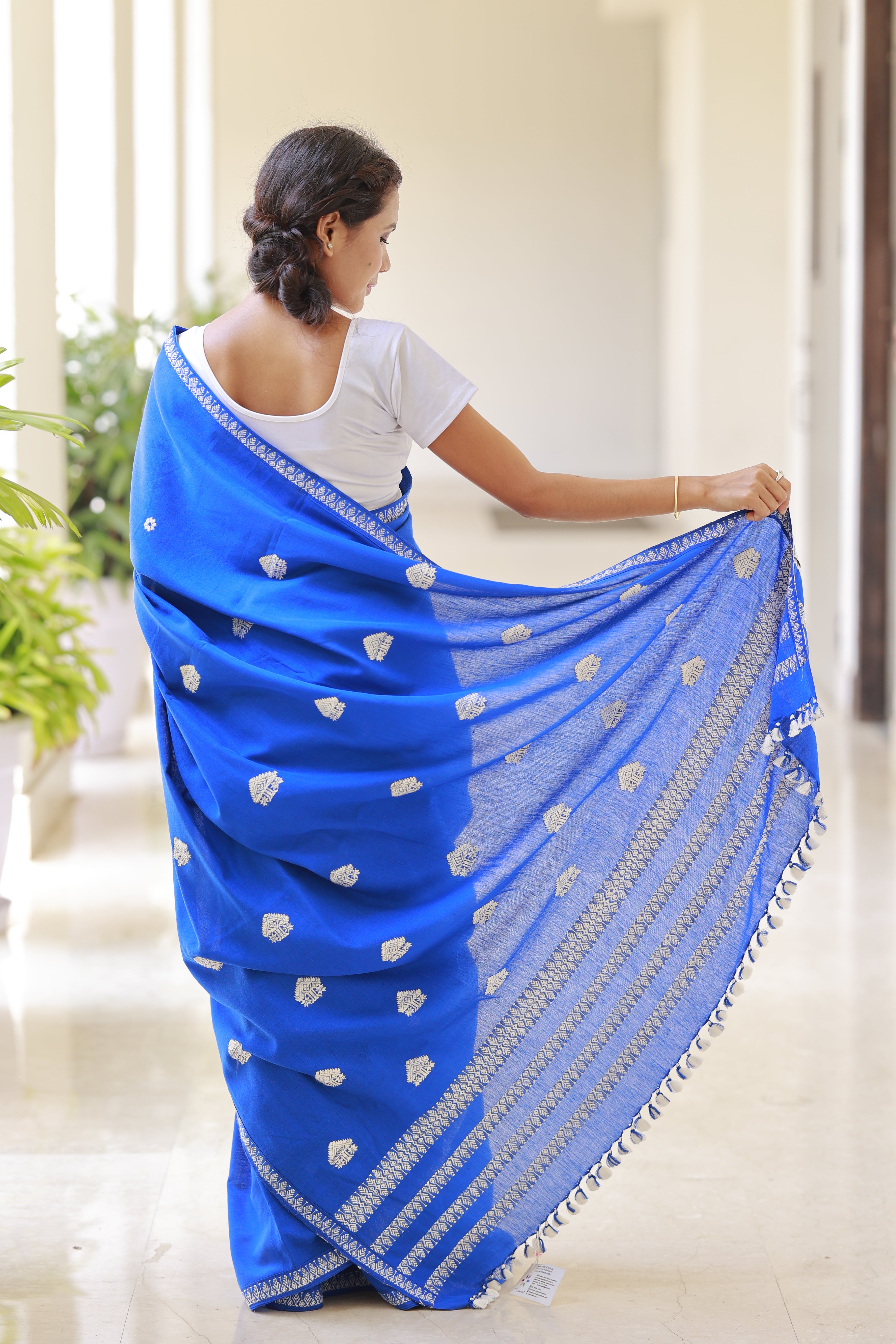 HANDWOVEN  ASSAM COTTON SAREE CS02