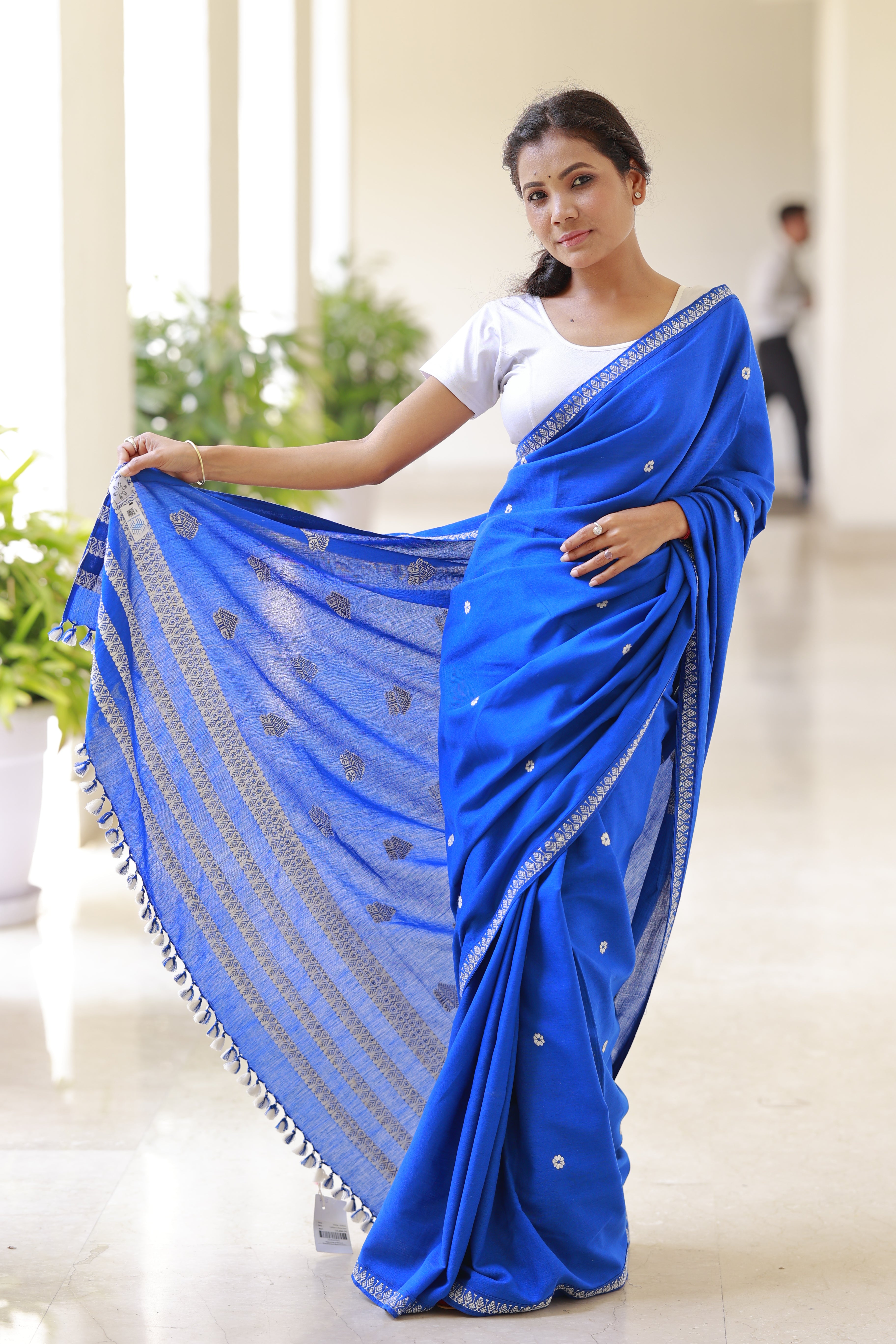 HANDWOVEN  ASSAM COTTON SAREE CS02