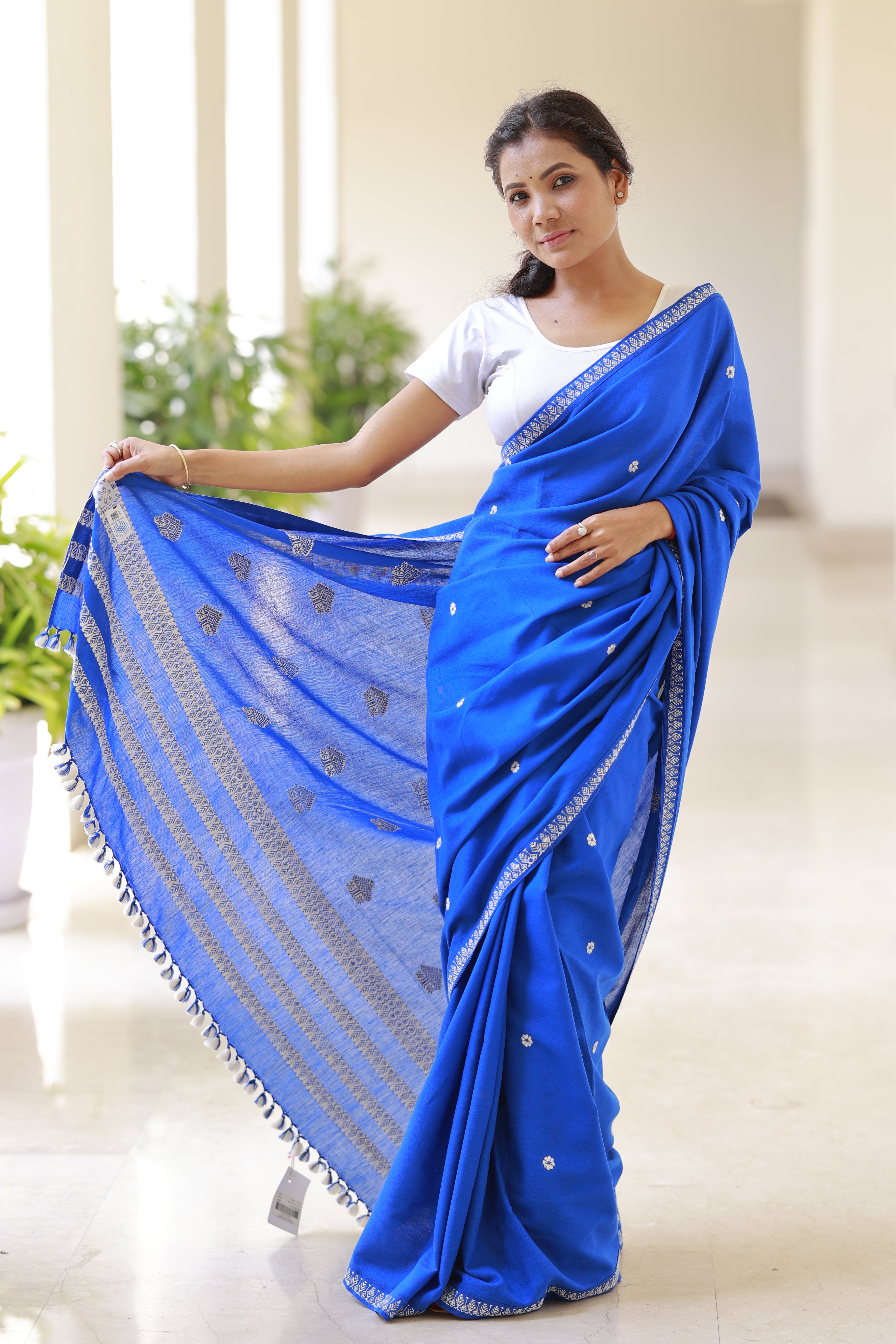 HANDWOVEN  ASSAM COTTON SAREE CS02