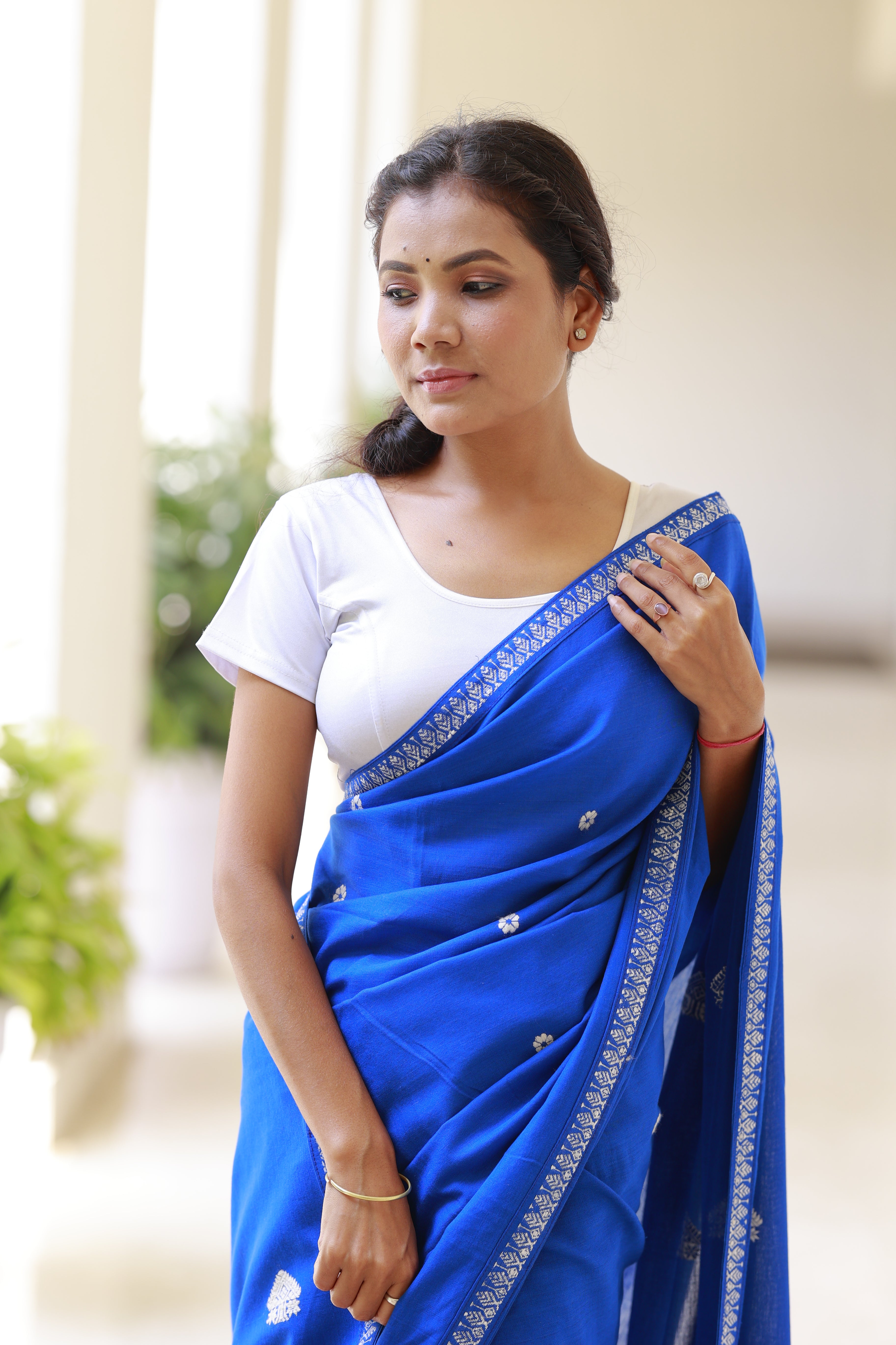 HANDWOVEN  ASSAM COTTON SAREE CS02