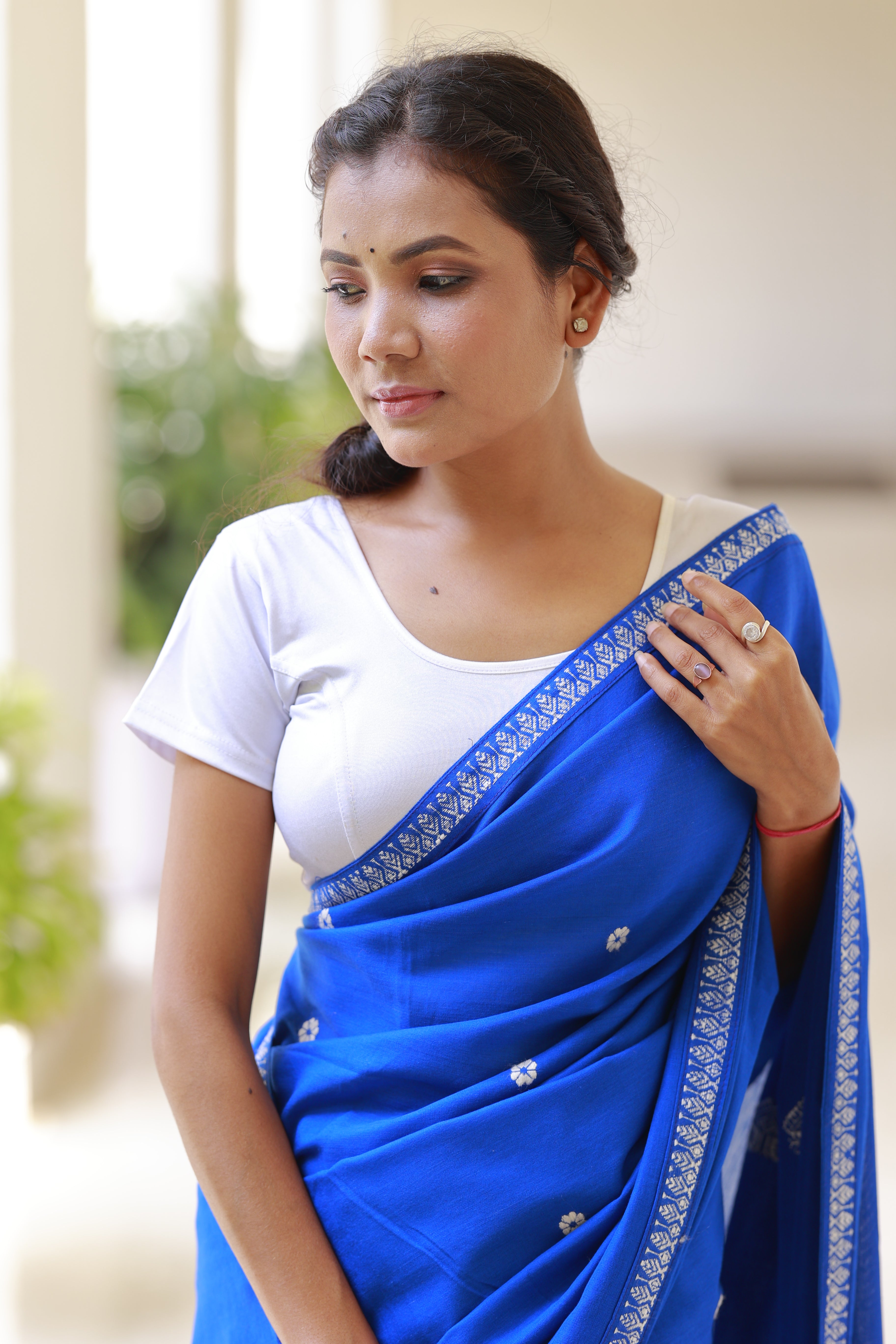 HANDWOVEN  ASSAM COTTON SAREE CS02