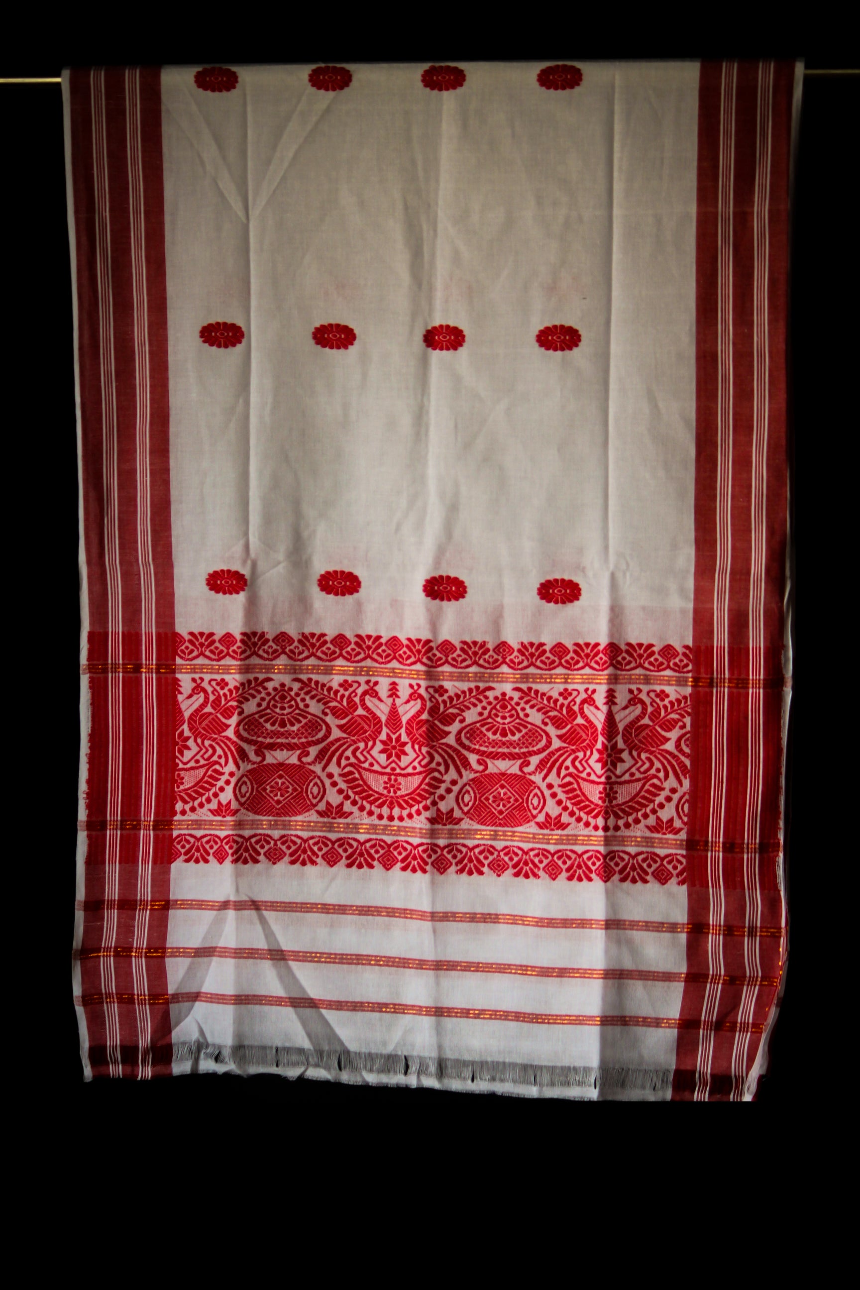 HANDWOVEN ASSAM GI COTTON GAMOSA CG16