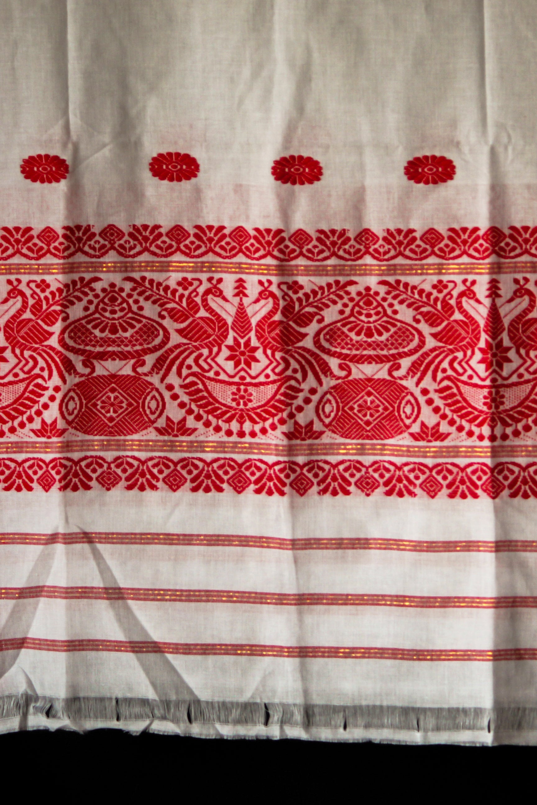 HANDWOVEN ASSAM GI COTTON GAMOSA CG16