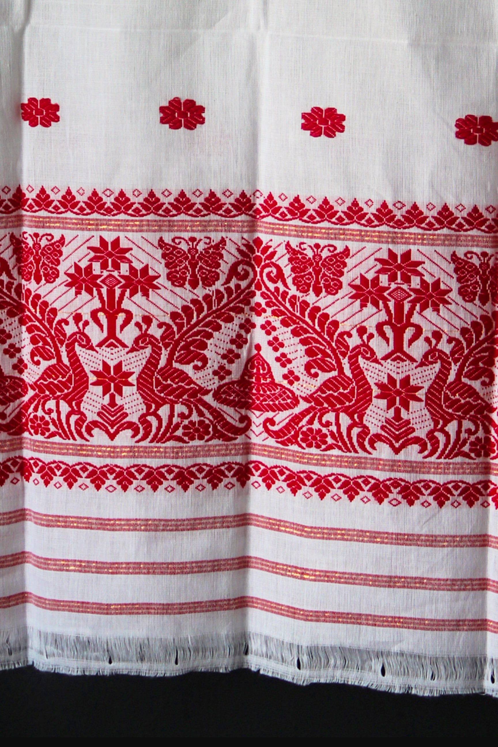 HANDWOVEN ASSAM GI COTTON GAMOSA CG17