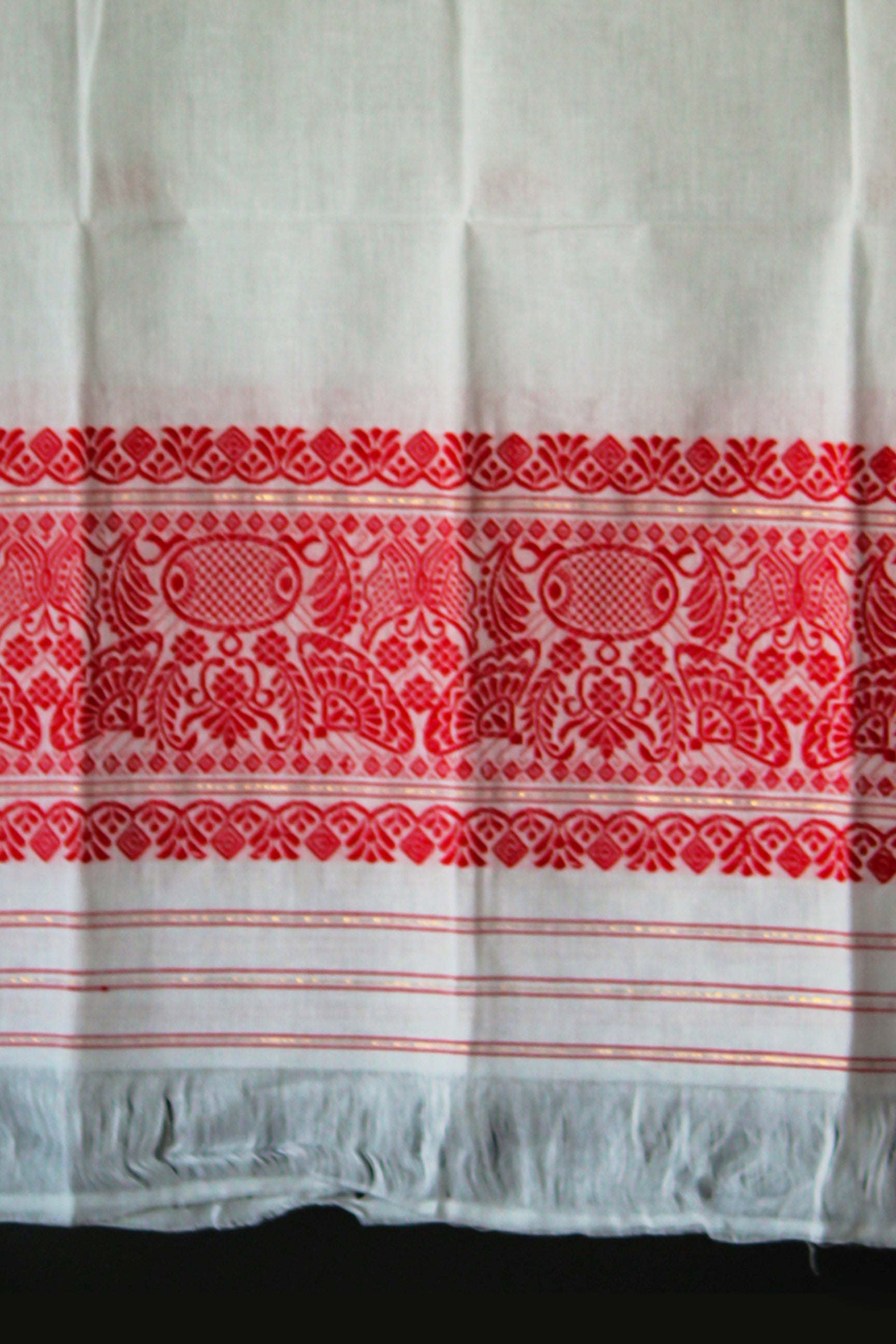 HANDWOVEN ASSAM GI COTTON GAMOSA CG18