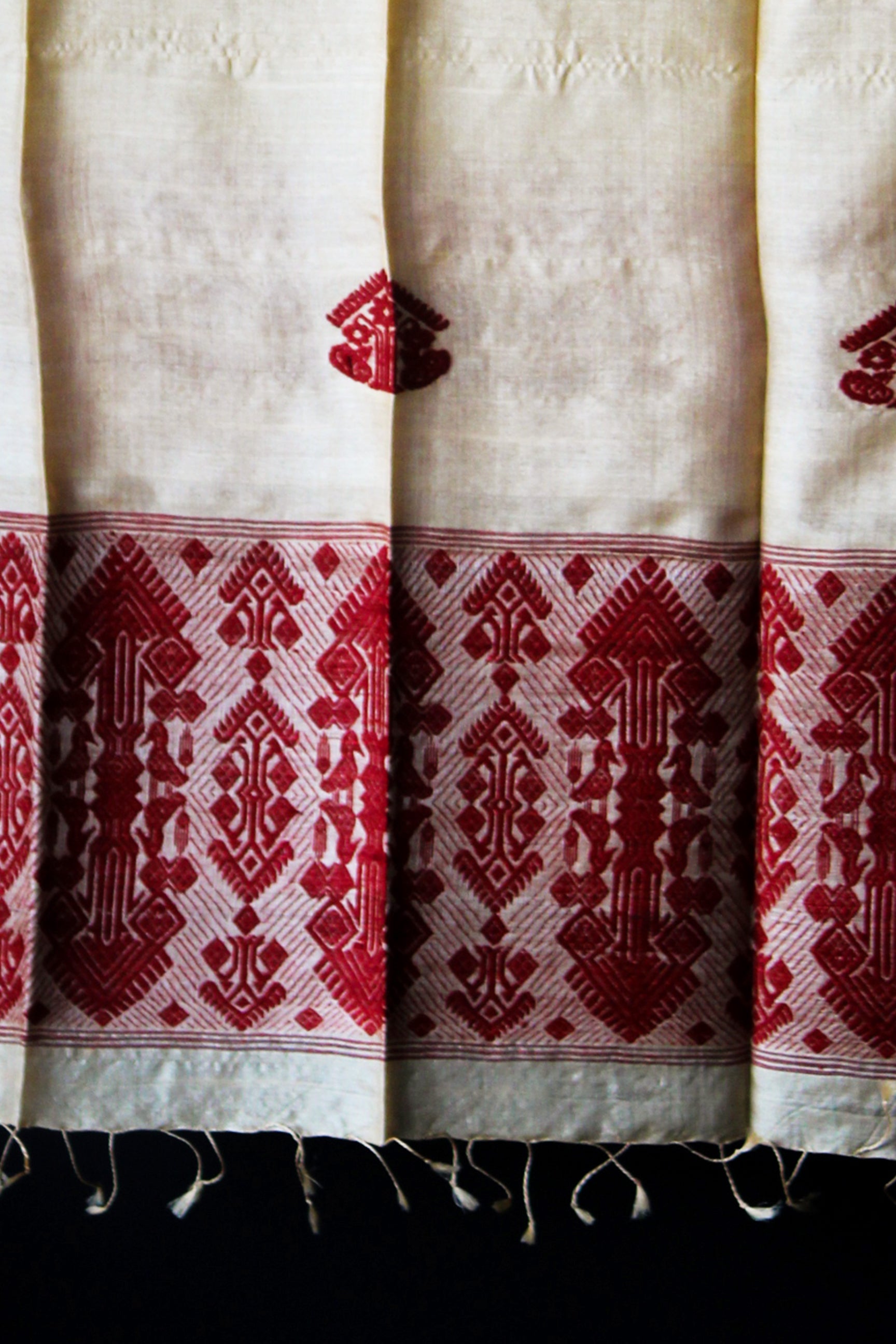 HANDWOVEN ASSAM TASSAR SILK GAMOSA TSG01