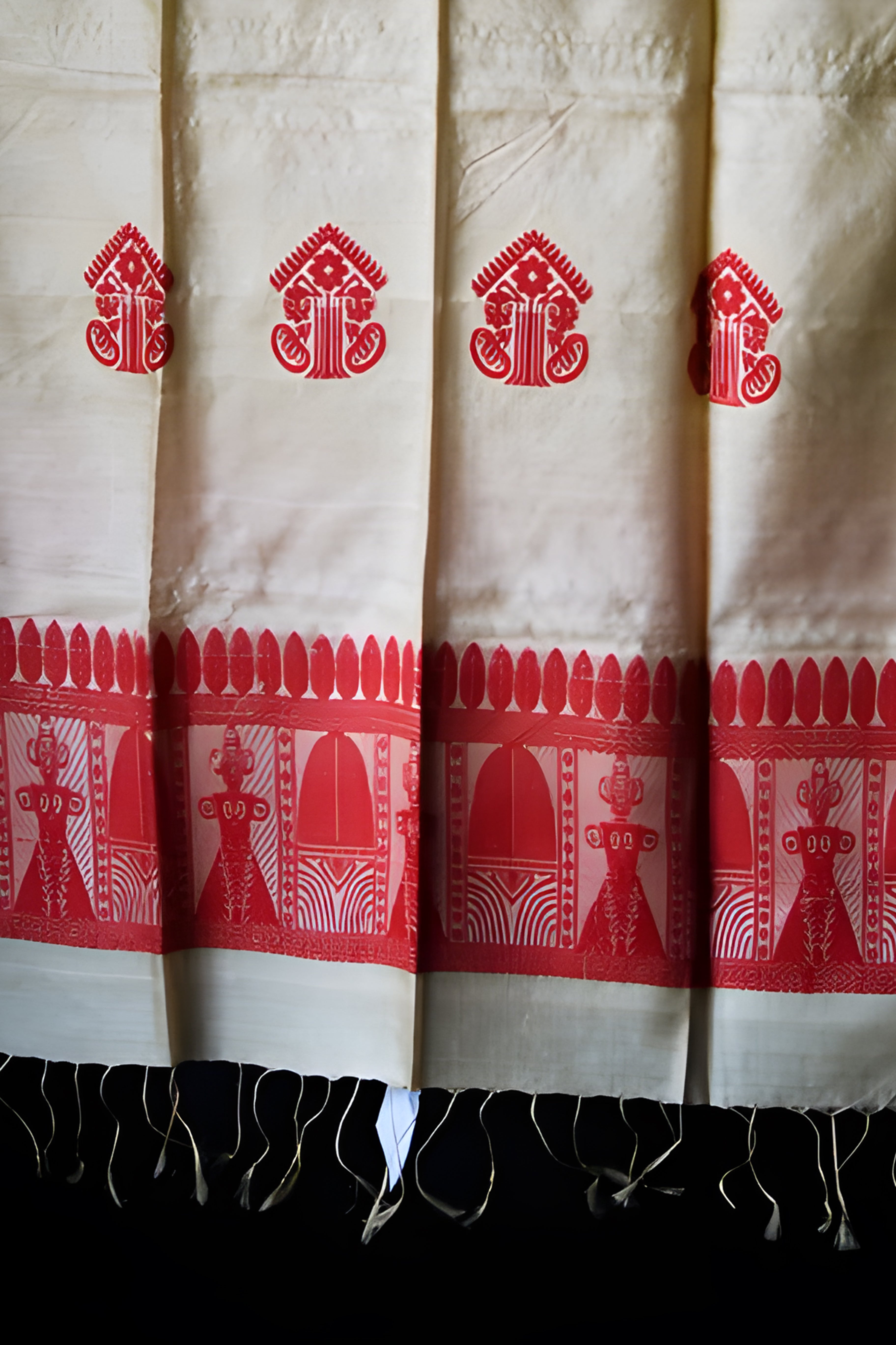 HANDWOVEN ASSAM TASSAR SILK GAMOSA TSG04