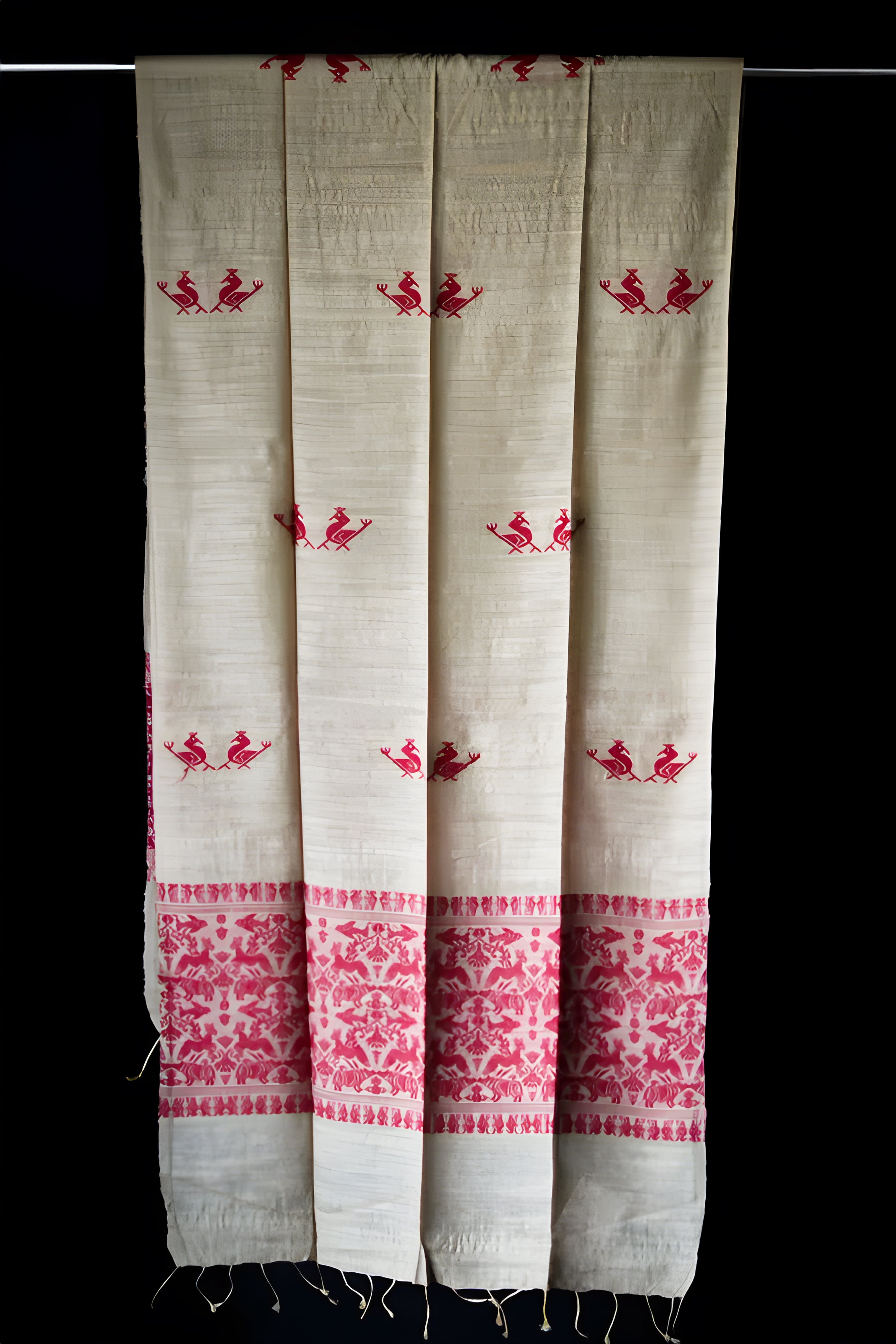HANDWOVEN ASSAM TASSAR SILK GAMOSA TSG06