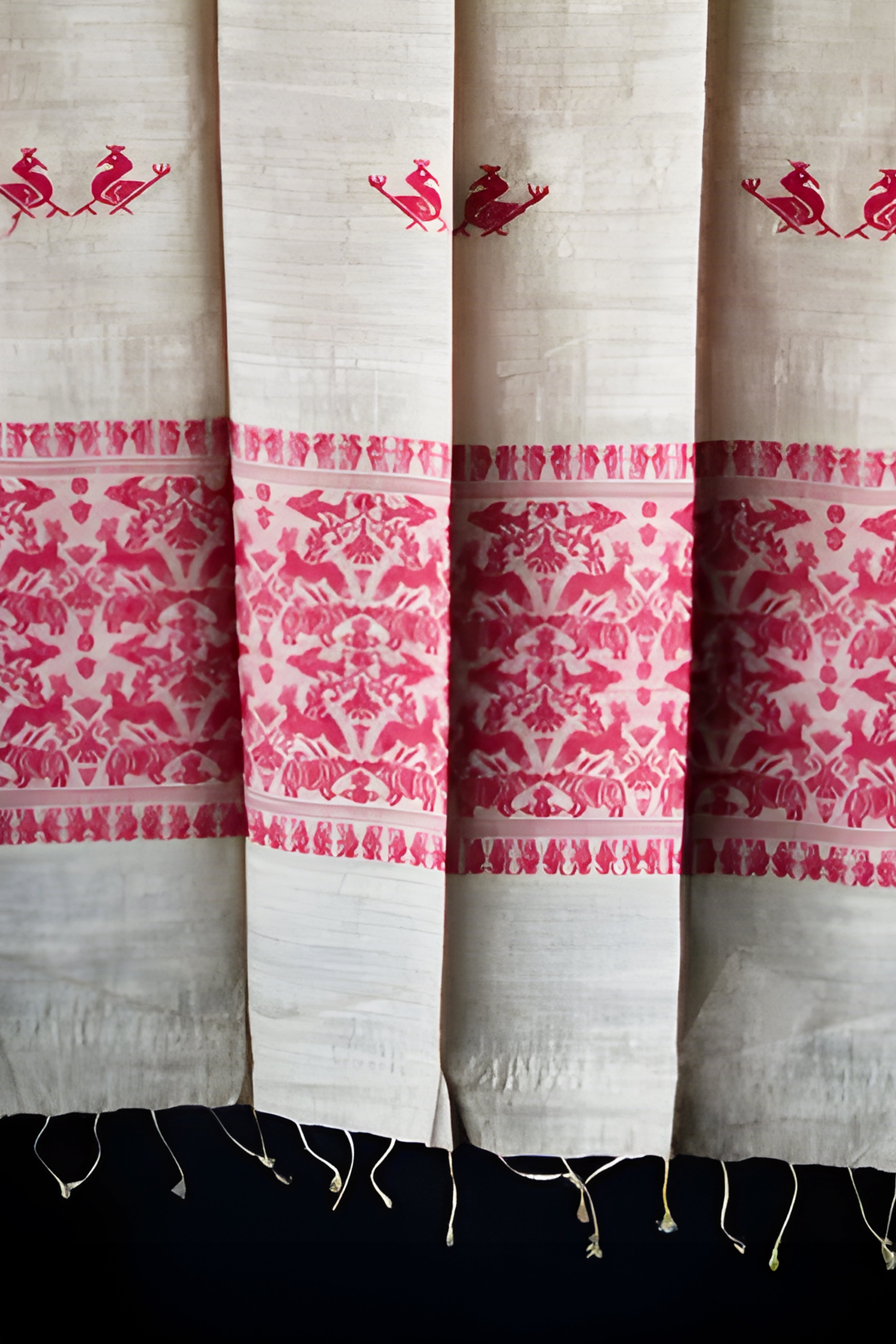 HANDWOVEN ASSAM TASSAR SILK GAMOSA TSG06