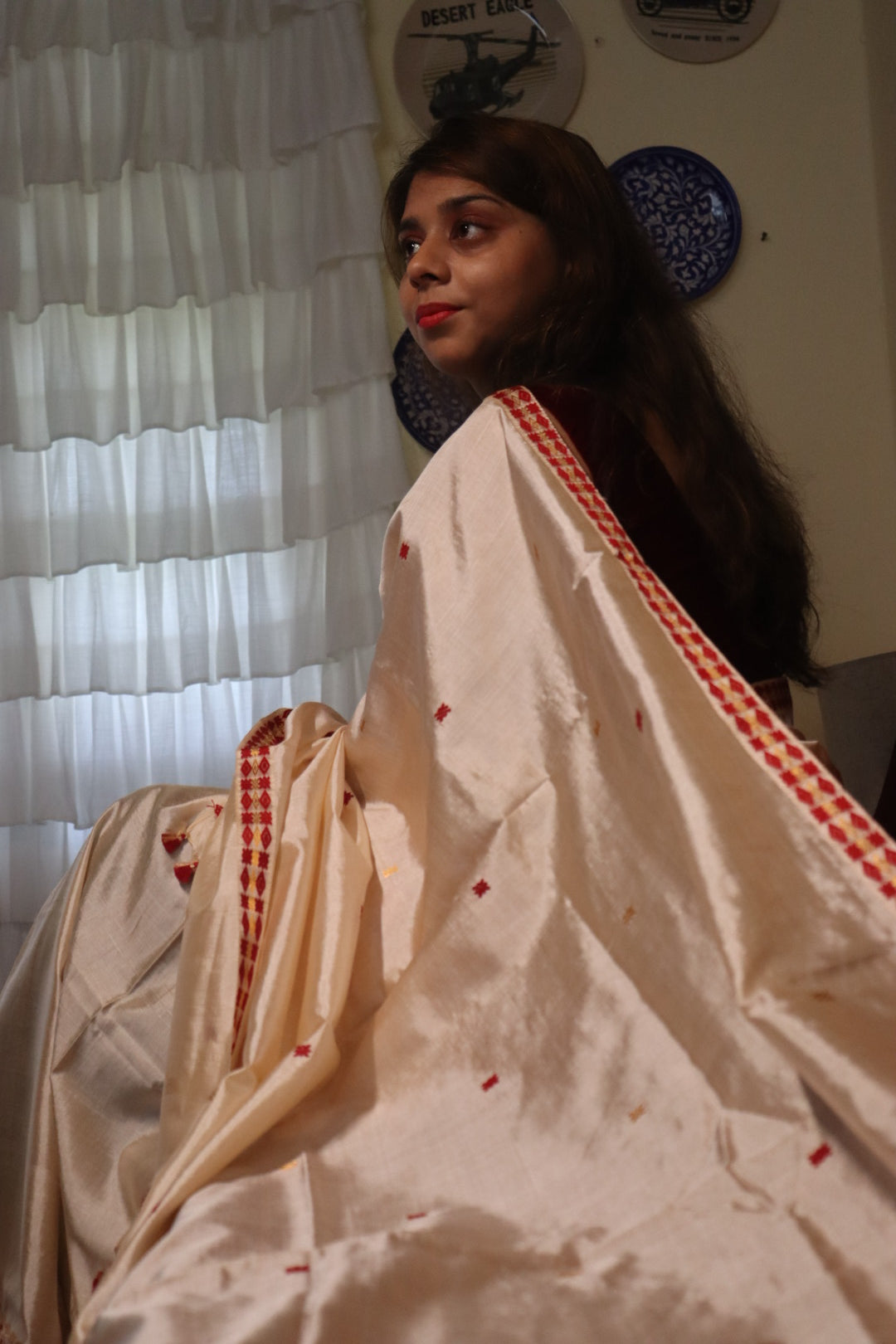 HANDWOVEN ASSAM PAT SILK SAREE ASS01