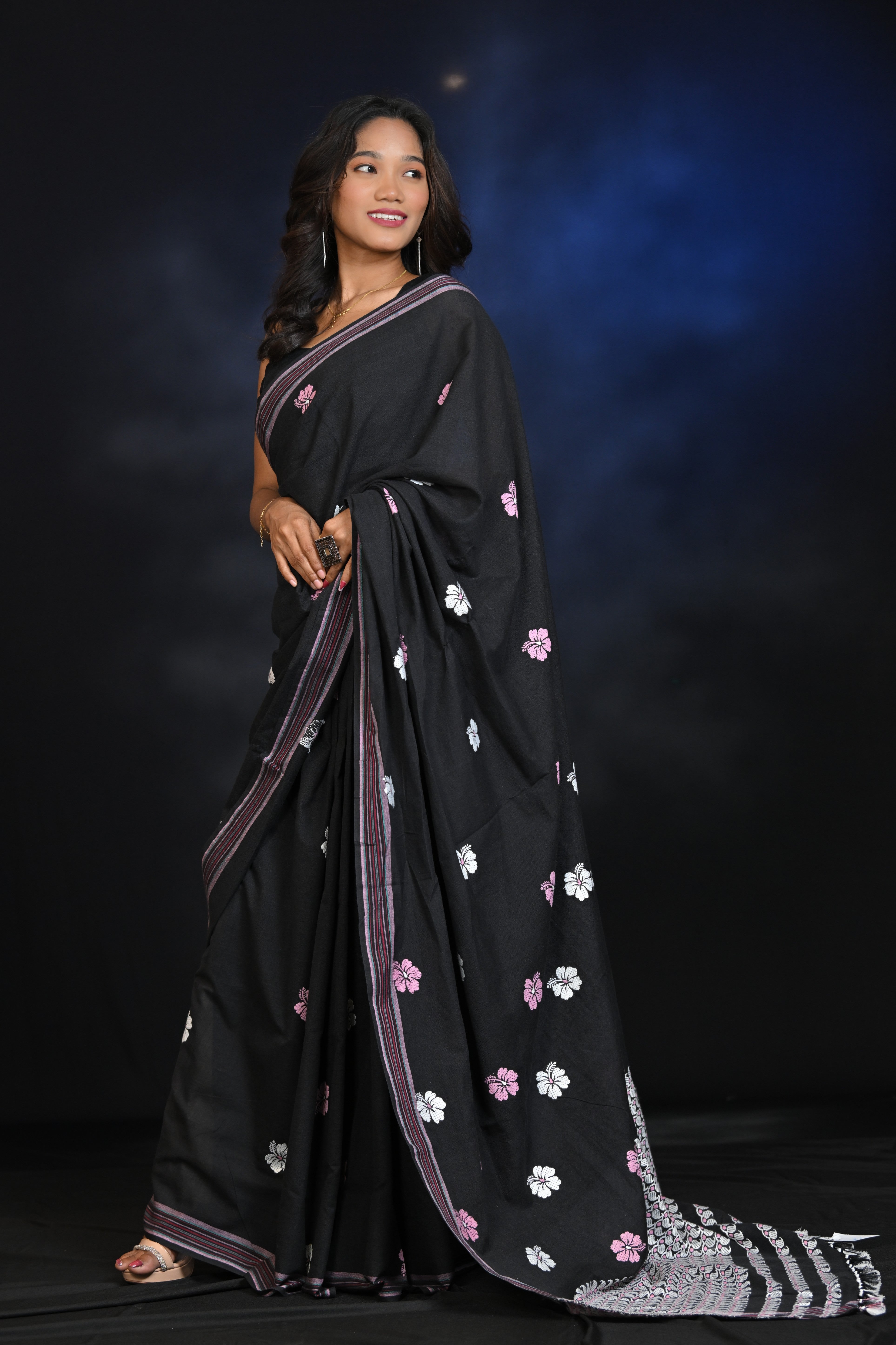 HANDWOVEN  ASSAM COTTON SAREE CS6856