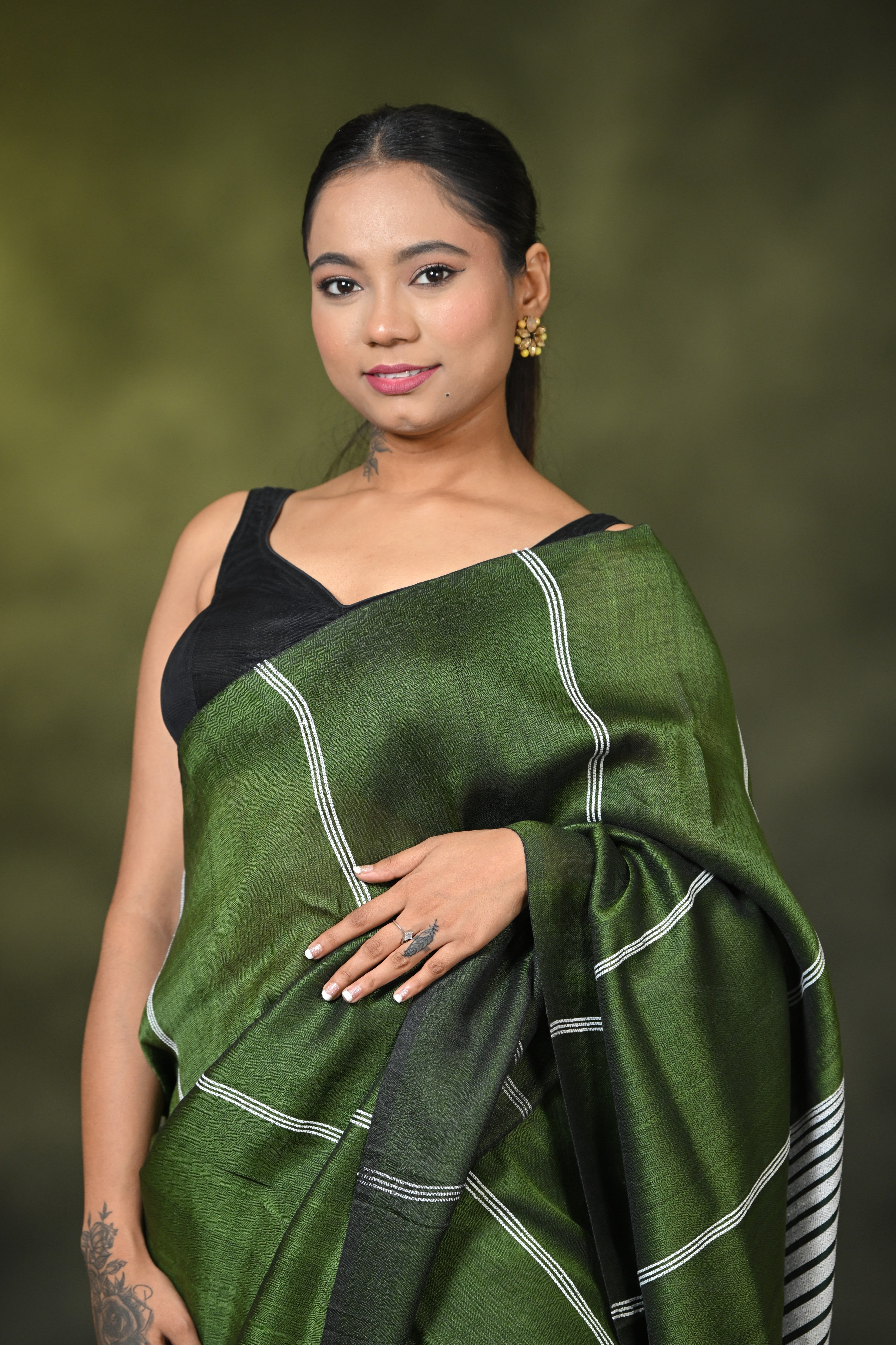 HANDWOVEN  ASSAM COTTON SAREE CS7762