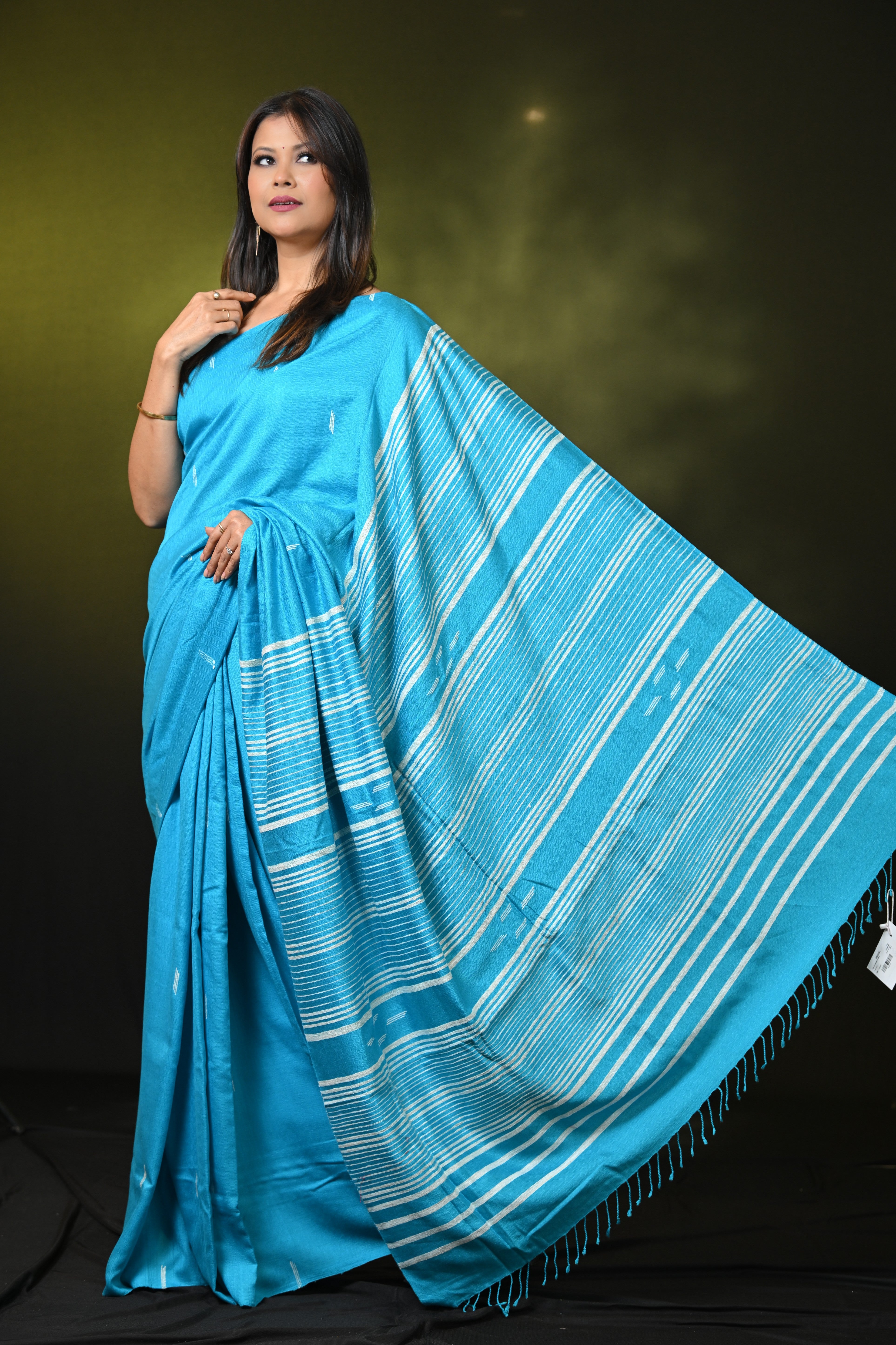 HANDWOVEN  ASSAM COTTON SAREE CS5935