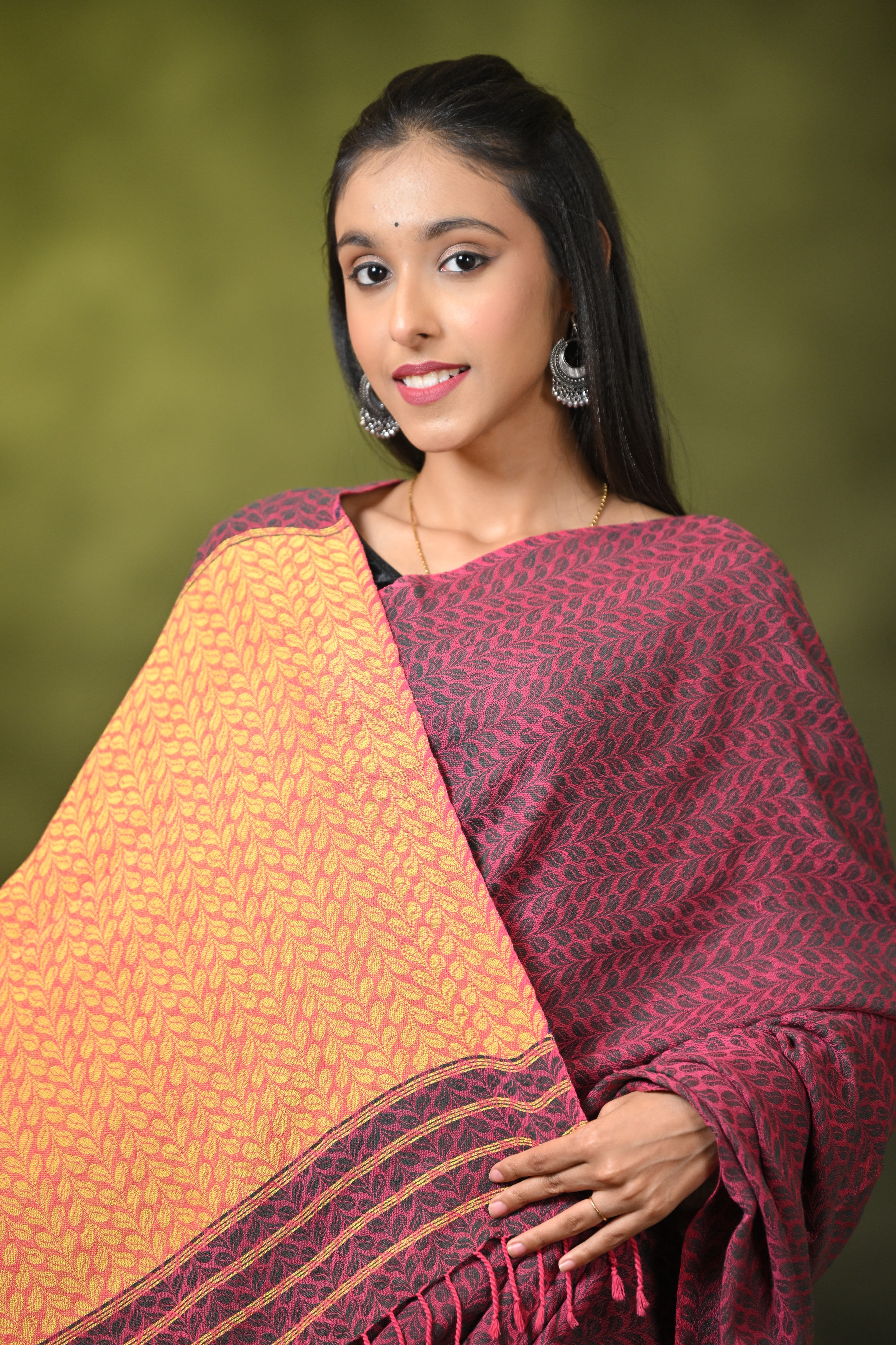 HANDWOVEN ASSAM COTTON MEKHLA CHADOR CMCTZ38