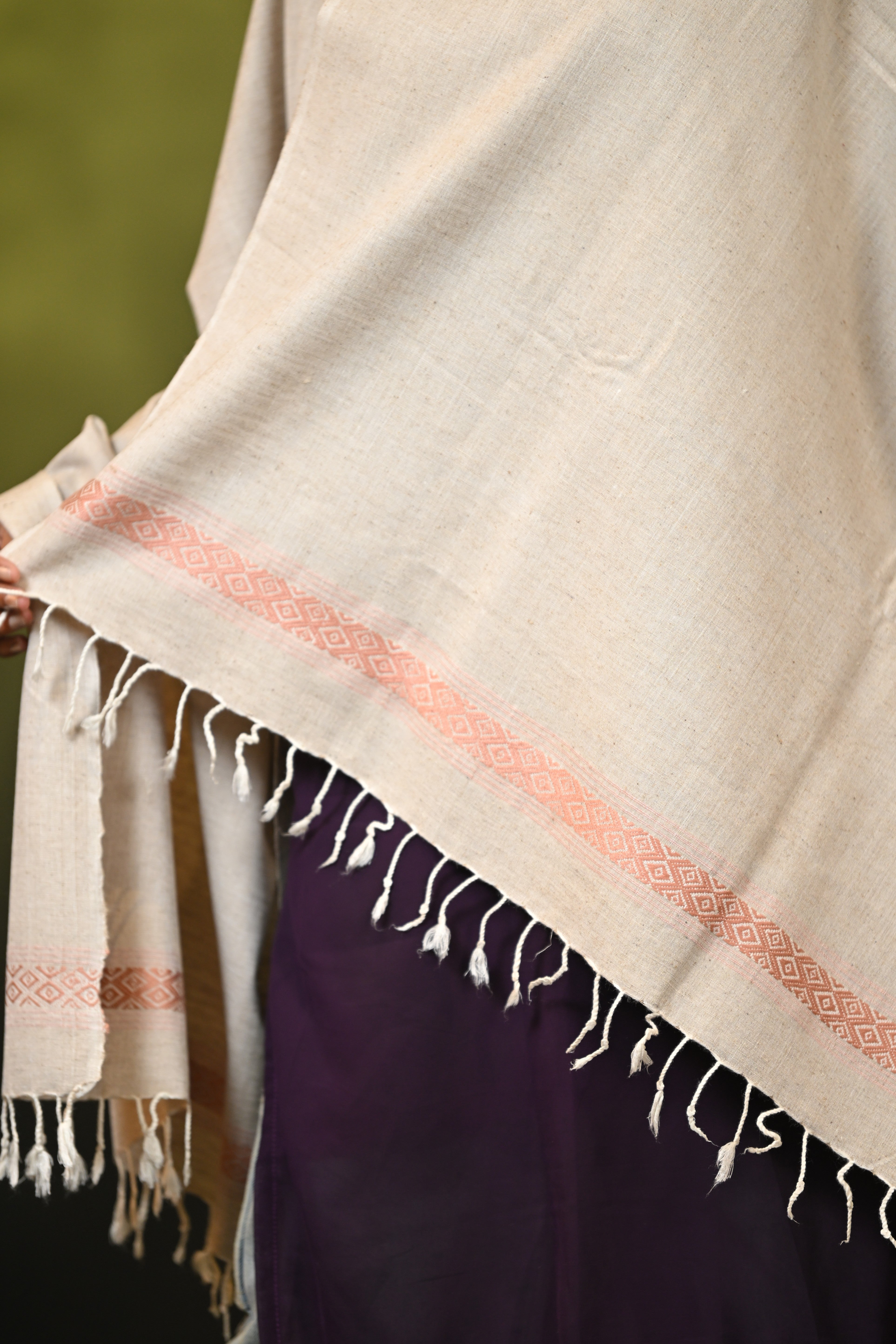 HANDWOVEN ASSAM ERI SILK SHWAL ESSH7013
